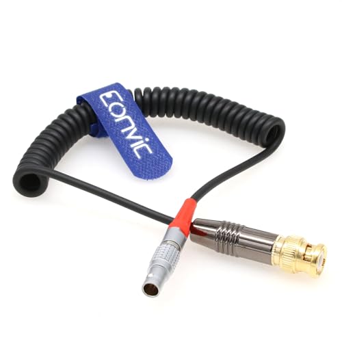 Eonvic BNC 5pin Time Code Coiled Cable For ARRI ALEXA Camera Sound Devices - Image 2