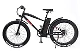 bicicletta nera Motore 250 W. Velocità massima 25 km/h aiuto all'avviamento