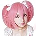 Free Hair Cap + Puella Magi Madoka Magica Madoka Puffy Pink Cosplay Wig + Two Ponytails by Anangel