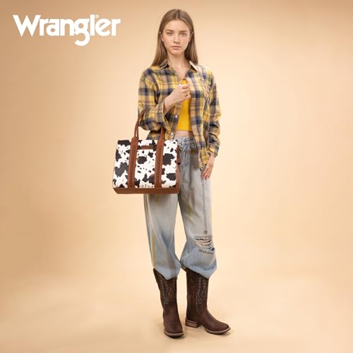 Image of Montana West x Wrangler Tote Bags Purses for Women Work Top-Handle Handbags with Strap
