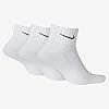 Nike Men's U Nk V Cush Ankle-3p Value Ankle Socks, White, Pack of 3 (size: Large) #3