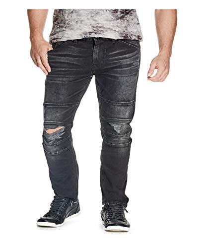 GUESS Men Low Rise Slim Fit Tapered…