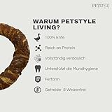 Petstyle Living Kauring mit Ente - Hundesnack - 12,5cm - 10 Stück