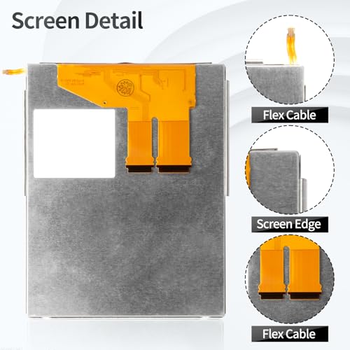 Image of for Nintendo 2DS Screen Replacement for Nintendo 2DS LCD Screen Repair Kit for Nintendo 2DS Display Replacement Black (Without Touch Digitizer)