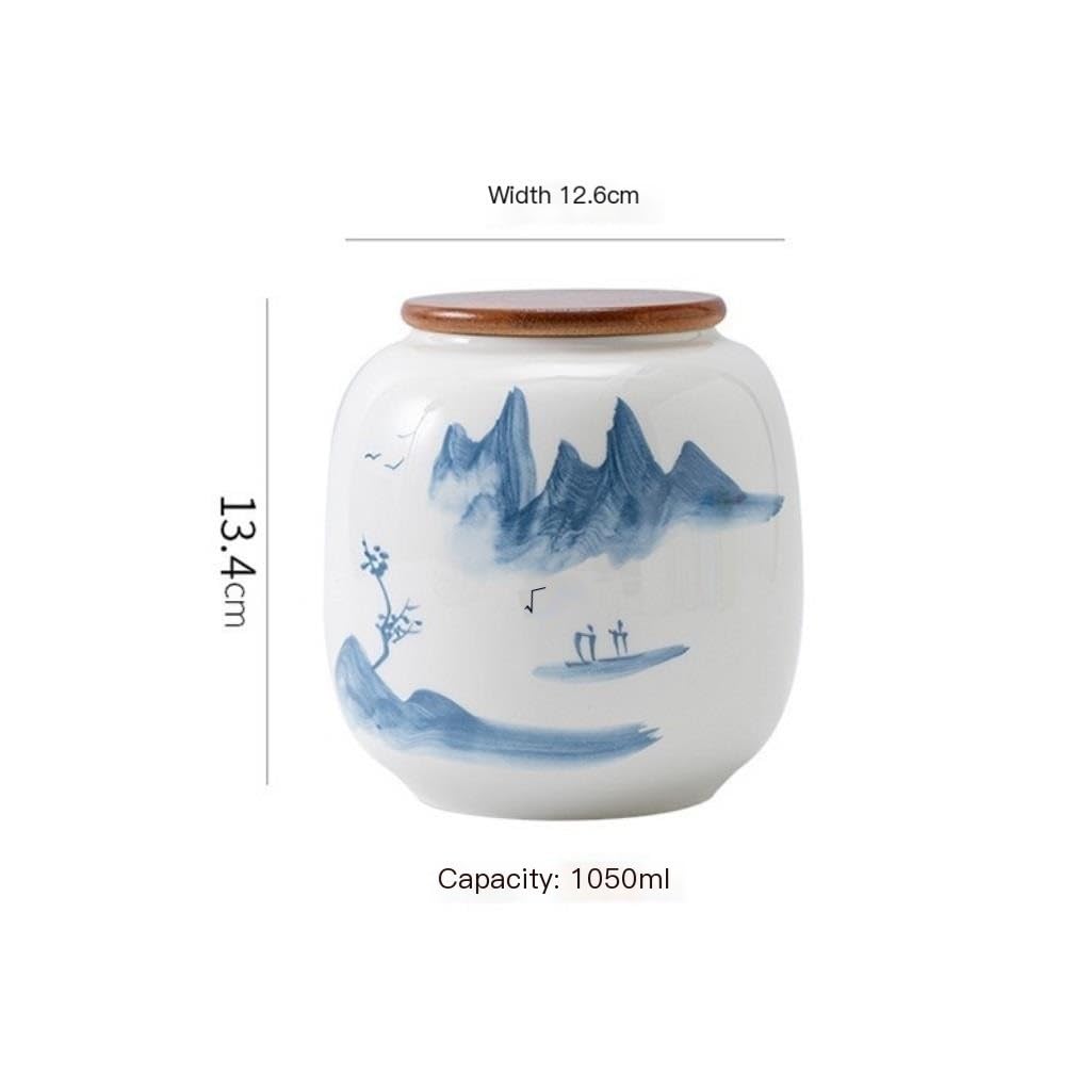Pojemniki na herbatę do luźnej herbaty Ceramiczny luźny pojemnik do przechowywania herbaty Pojemnik do przechowywania żywności Kuchnia Przechowywanie w domu Czarna herbata Zielona herbata