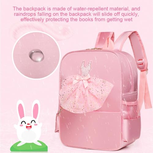 Sac à dos de danse de ballet pour filles rose imperméable