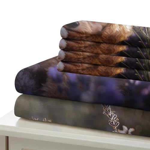 Parure de lit panda 3D en microfibre super king housse de couette haute densité
