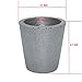 4# Foundry Silicon Carbide Graphite Crucibles Cup Furnace Torch Melting Casting Refining Gold Silver Copper Brass Aluminum for 3.5KG Copper or 1.2KG Aluminum