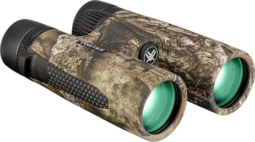 Image of Vortex Triumph HD 10x42 Binoculars (Realtree APX) | HD Optics, Tripod Adaptable, Waterproof, Fogproof, Shockproof, Included Glasspak Harness - Unlimited, Unconditional Warranty