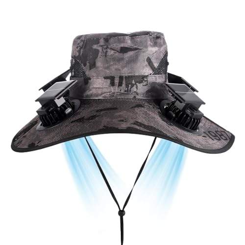 Chapeau avec ventilateurs chapeaux de soleil femme pour plage