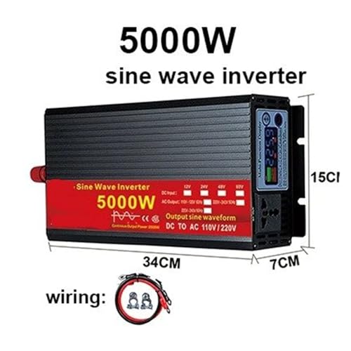 Convertisseur onde sinusoïdale 60V 240V pour protéger vos appareils 5000W - 2