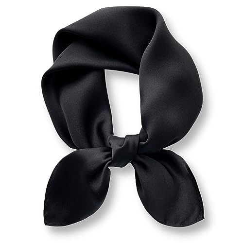 PoeticEHome Bufanda de seda de morera 100% pura color liso,