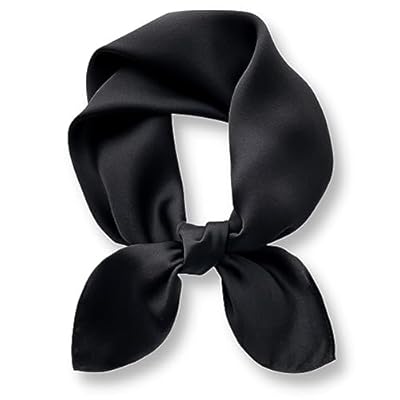 PoeticEHome Bufanda de seda de morera 100% pura color liso, pañuelo cuadrado 68x68cm para mujer, accesorio para cabeza y cuello en tono sólido, regalo empaquetado | Ya disponible en tu tienda friki favorita! En mundofriki.es!