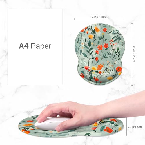 Tapis de souris ergonomique de haute qualité, surface lisse et base PU stable - 2