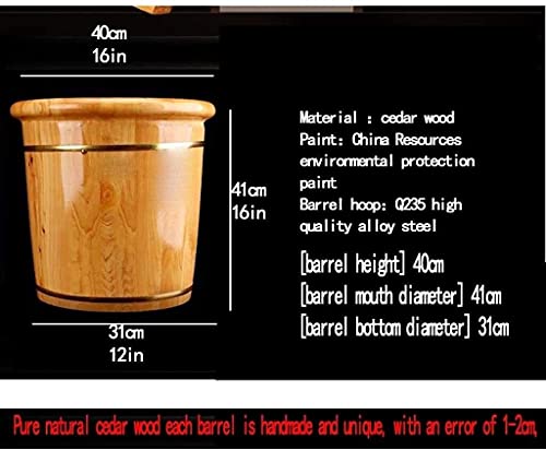 Bañera de pies de madera para pedicure y masaje miniatura 3