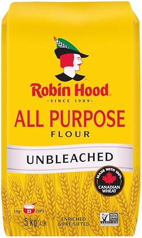 Robin Hood All Purpose Unbleached Flour 5kg bag {Imported from Canada}