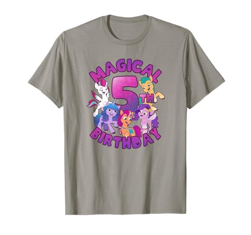 T-shirt My Little Pony enfant pour fête d'anniversaire à thème 5 ans