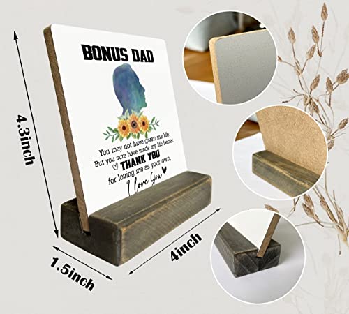 Tomybonusdadwoodplaquegiftiloveyoudadplaquewithwoodenstandmeaningfulwoodsignplaquegiftgiftforstepfathermeaningfulgiftsforstepdadbirthdaychristmasfathersdaygift Urban Country Home Decor To my bonus dad wood plaque gift i love you dad plaque with wooden stand meaningful wood sign plaque gift gift for stepfather meaningful gifts for stepdad birthday christmas fathers day gift urban country home decor