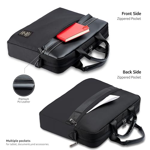 ELMIRA Laptop Messenger Bag for Men & Women – Stylish Office Bag, 15.6 Inch Executive Laptop Side Bag3