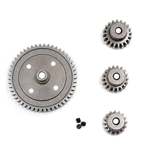 kingsea Engrenage en métal 48T avec pignon 20T 18T 16T compatible avec 1/8 Arrma Typhon KRATON, 1/7 Arrma Infraction Mojave Cover