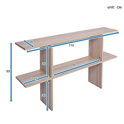 Jcnfa-Shelves Desktop Bookcase Diy Design Book Shelf Wooden Display Stand Free Style Multi-Color Optional, Easy To Install (Color : B, Size : 1102063Cm) #TOP1