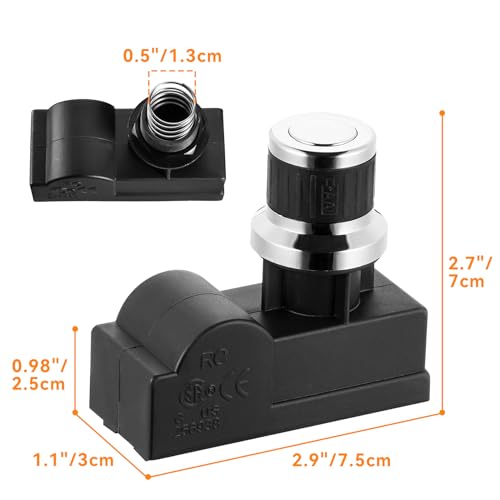 image for onlyfire 2 Male Outlets Universal Spark Generator AA Battery Tact Push