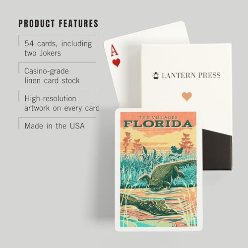 Naipes de póker Lantern Press vintage 52 cartas miniatura 3