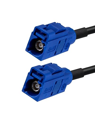 Vecys Fakra C Female to Fakra C Female Blue Pigtail Cable RG174 6IN/15CM GPS Antenna Extension Cable for Car Radio - Image 4