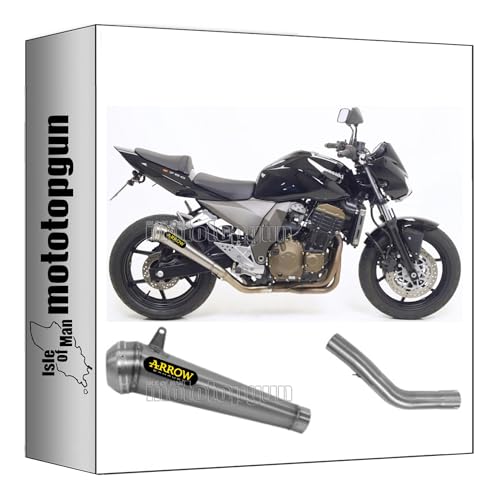 Ligne echappement Arrow 71637PRI 71347MI Kawasaki Z750 2004-2006