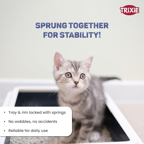 Image of Cat Litter Tray (Trixie Litter Tray Delio with Rim)