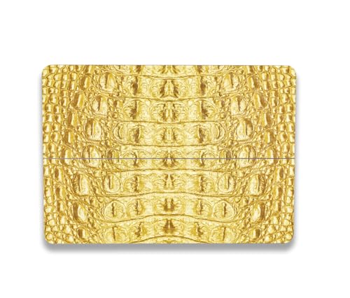 Image of MightySkins Carbon Fiber Skin Compatible with Microsoft Surface Laptop Studio 2 (2023) Full Wrap Kit - Golden Croc | Protective, Durable Textured Carbon Fiber Finish | Easy to Apply | Made in The USA