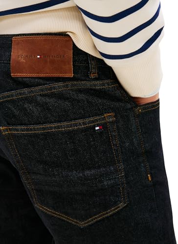 Tommy Hilfiger Herren Jeans Hose Straight Denton Mid Rise, Blau (Alpine Blue), 28W/30L – Ansicht 3