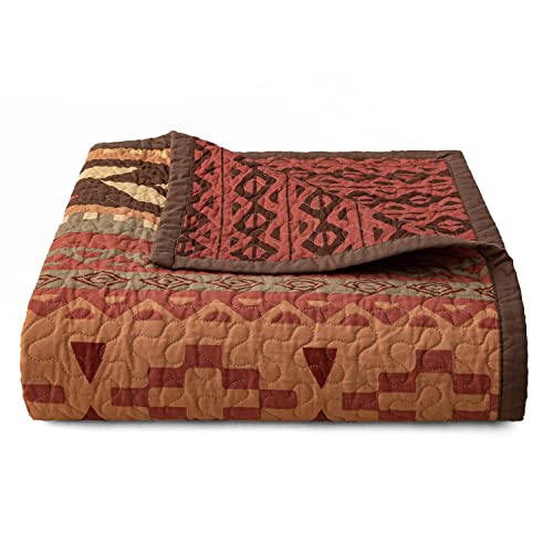 Image of Paseo Road Broken Arrow 3 Piece King Western Bedding Quilt Set