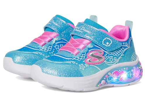Skechers para: Niñas Color: Azul Blanco Talla: 26