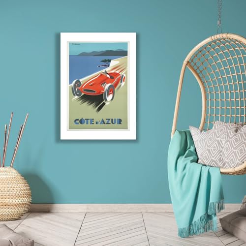 Affiche Côte d'Azur poster de voyage grand format XL mat - 6