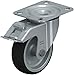 Blickle LEX-TPA 102G-FI Swivel Caster, 3.94" Wheel Diameter, 220 lb. Load Capacity