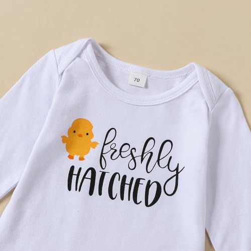 Chicken Baby Clothes Baby Girls Funny Letter Romper Chicken Fabric Flare Trousers Heaband Set Country Farm Baby Stuff4