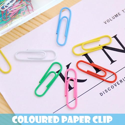 Image of GLUN Papers Binder Clips Box Set, Multi 5 in 1 Types of Binder Clips with Carry Box Stationery Binding Supplies for Loose Papers, Files, DIY, Office and School Use