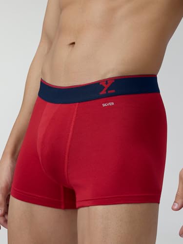 Image of XYXX Men's Super Combed Cotton Trunks| Regular Fit, Odour-Free, Anti-Roll No-Marks Waistband Underwear for Man