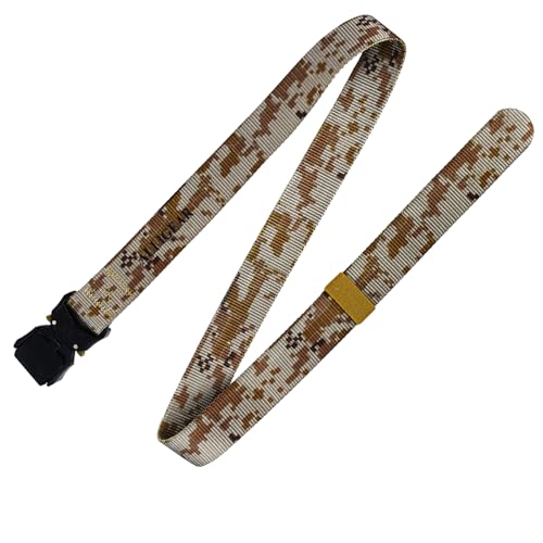 Men's Working Belt, Nylon Belt with Quick-release Buckle, 1.32" Camouflage Belt2