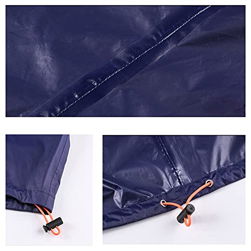 Chaqueta impermeable para ciclismo azul 3XL miniatura 5