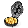 Bubble Waffle Maker, 1000W 7" Non-Stick Griddle, Hong Kong Egg Waffle Maker, Perfect for Creative Ice Cream Desserts