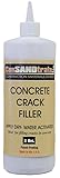 ConSandtrate Concrete Crack Filler - Tan - 2 LB (Single Bottle) for Filling in Concrete Cracks on driveways, walkways and patios