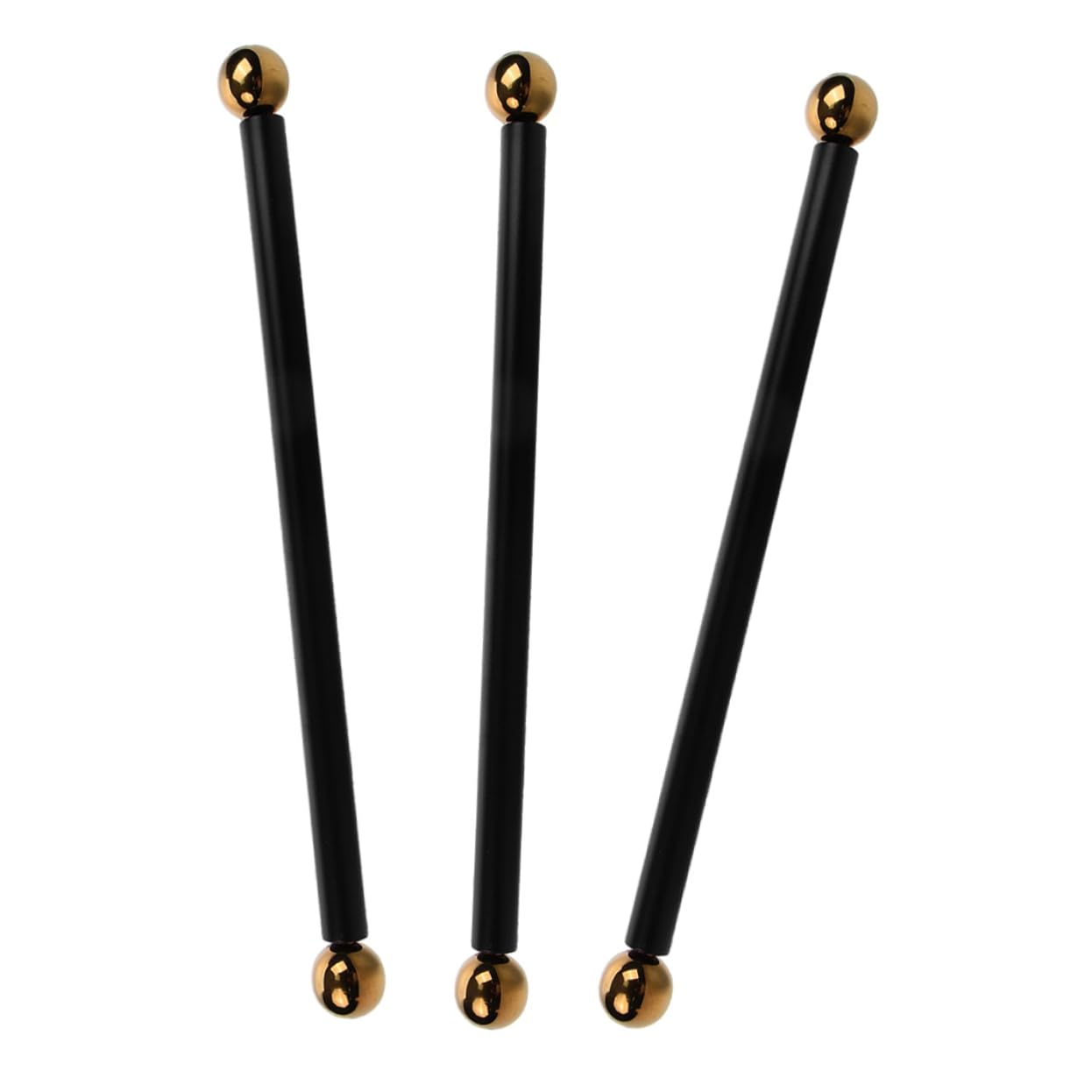 IWOWHERO 3pcs Metal Flagpole Lamp Post Arm Rest Handle Replacement Aluminum Alloy Double-Sided Design Yard Garden Accessory