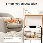 2K Home Security Cameras-2.4Ghz WiFi Indoor Camera with 360° Motion Detection for Pets/Nanny/Baby/Dog, 2 Way Audio, 24/7 SD Card Storage, Cloud Storage, Works with Alexa & Google Home, D1 4P - Image 5