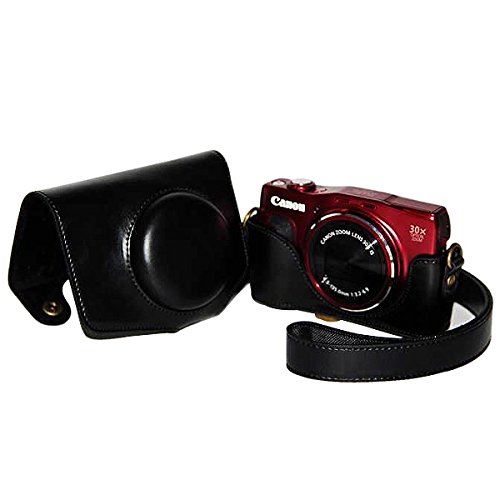 Canon - 【レザーカバー付】Canon PowerShot SX710 HS ブラック レザーカバー付】Canon PowerShot SX710 HS ブラック