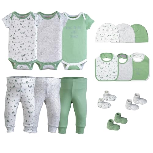 Image of Little Peaches Baby Girl Clothes – 100% Cotton, Soft & Breathable Newborn Essentials and Gifts, Fits 3 to 6 Months