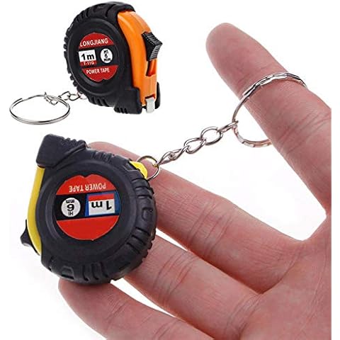 Bestmaple Mini Retractable Tape Measure Ruler Measure Keychain 1PCS Cover