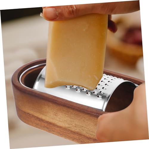 Rallador multifuncional de acero inoxidable para quesos y vegetales miniatura 6