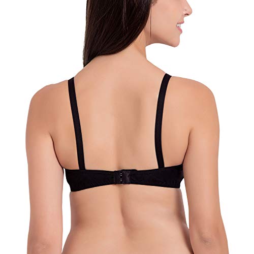 Image of SOUMINIE Women's Pure Cotton Non-Padded Full Coverage Flexi-Fit Everyday Bra | Women's /Ladies /Girls | Best Comfort Bra | Regular Use Bra | Shaper Bra | Comfortable Bra
